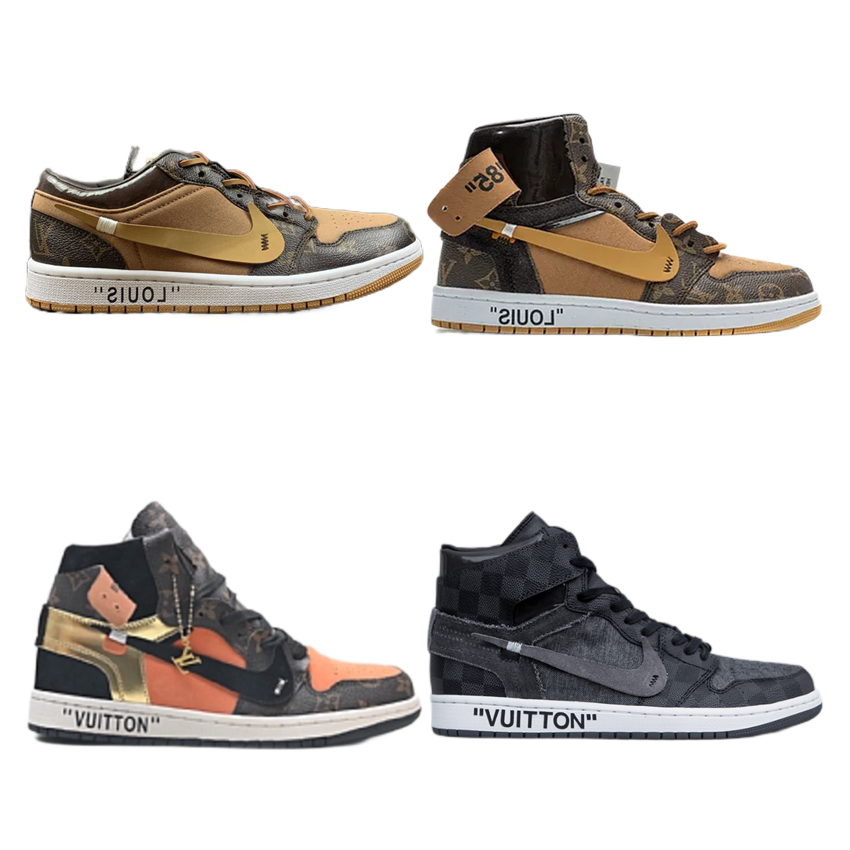 LOUIS Vuitton x Air Jordan1 highandlow
